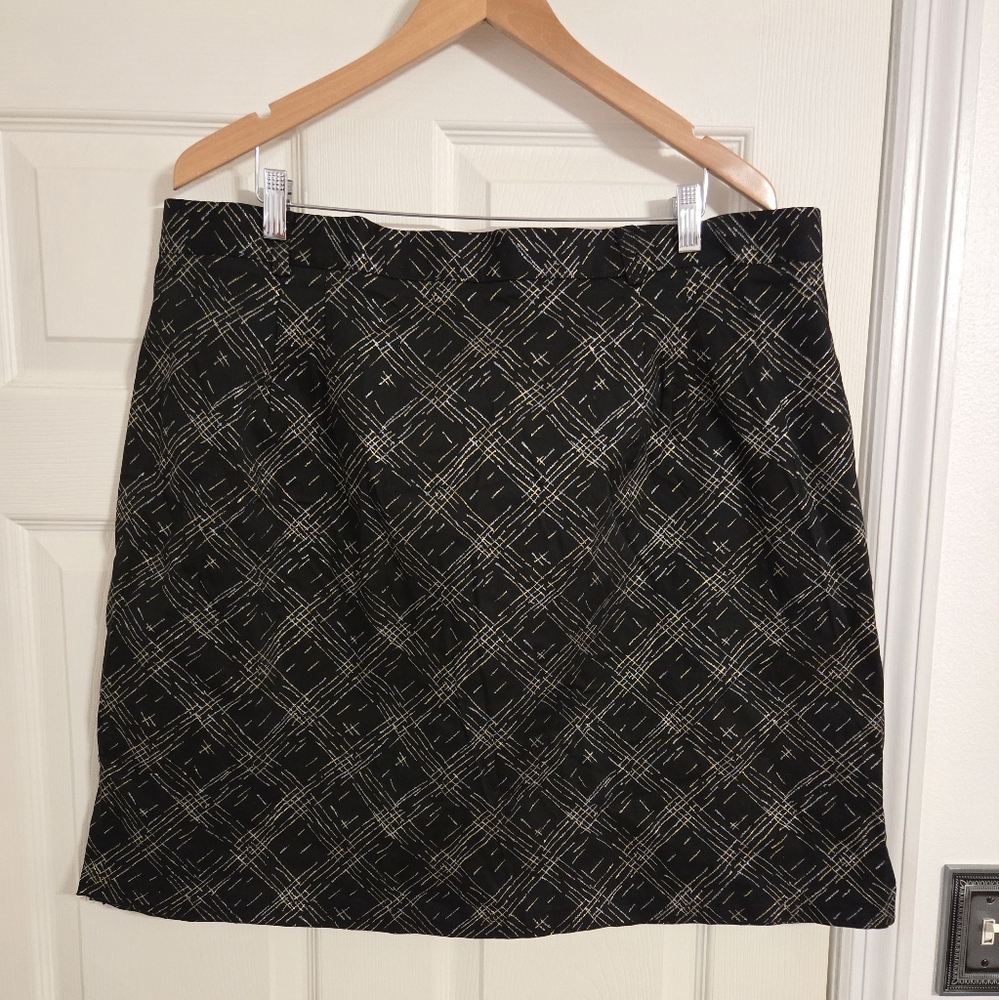 BGC Black Patterned pencil Short Skirt size 26